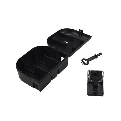 China Viable Plastic Rodent Bait Station Mouse Black Small Bait Box SX-5025 for sale