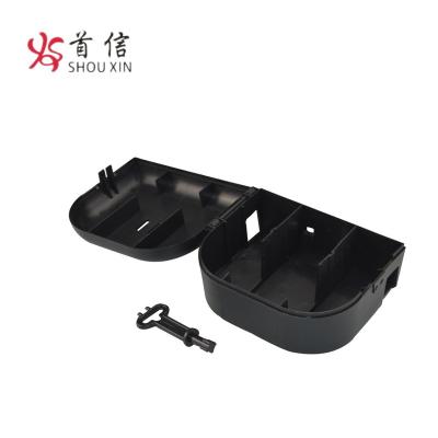 China Viable Black Plastic Eliminates Mice Rats Rodent Bait Station And Safety for sale