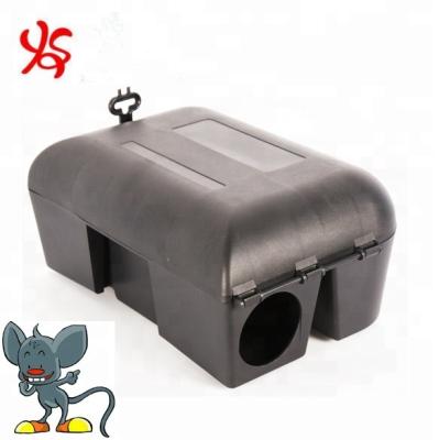 China Viable Plastic Seal Ground Pigs Mouse Rodent Bait Station Rat Bait Boxes for sale