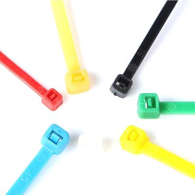 China Strong Stensile Force Hongyucable Nylon66 100pcs Plastic Eco-friendly Self-locking Nylon Cable Ties for sale