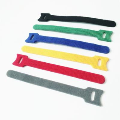 China Top Brand Strong Strength Stensile High Quality Reusable Hook And Loop Nylon Tying Cable Ties Link for sale