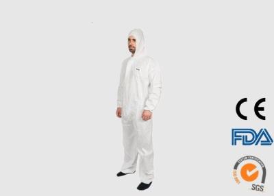 China Durable Flame Retardant Disposable Coveralls Type 5 6 For Asbestos Removal for sale