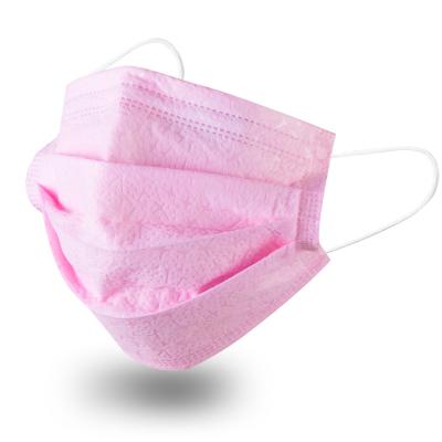 Cina La maschera eliminabile rosa resistente fluida, maschera chirurgica su ordinazione antivento tiene caldo in vendita