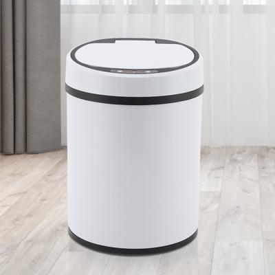 China Battery Version Three Fashion ABS Smart Sustainable Decorative Trash Can Chopper Machine Waste Bin for sale