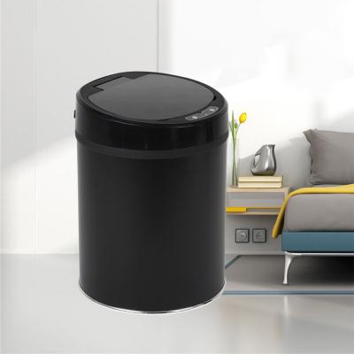 China Environmentally Sustainable Bin Smart Round Compost Kitchen Stainless Steel Waste Bin for sale