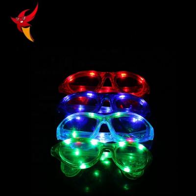 China Best Selling Colorful Led Character Glasses Party Decoration Party Custom Fashion Lead Glasses for sale