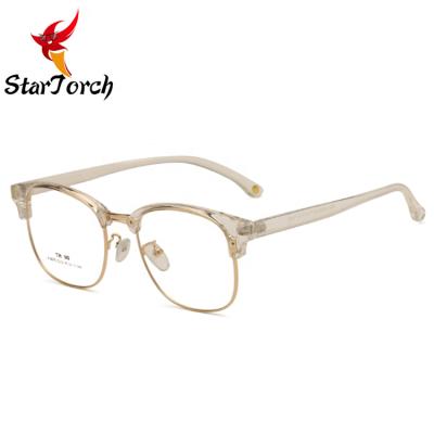 China For Reading Glass Metal Half Frame Type The New Optical Glasses For Men And Women for sale