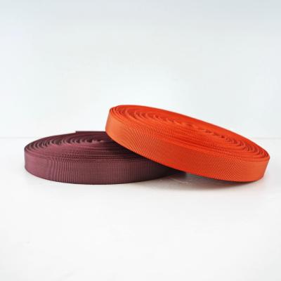 China High quality eco-friendly thin plain webbing eco-friendly nylon strap for luggage and bag for sale