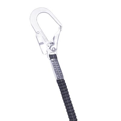 China High Quality Double Hook With Elastic Shock Absorb Fall Arrest Lanyard For Fall Protection for sale