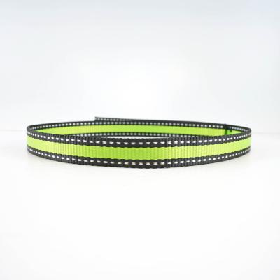 China Customizable and muli-color high-strength polyester strap webbing tape for pet lanyard for sale