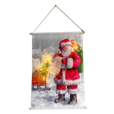 China Latest Christmas Home Decorations.Gifts Home Hanging Canvas Wall Art Christmas Home Decor for sale