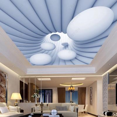 China Artistic Ceilings 3D Effect Stretch Ceiling For House Aluminum Roof Ceiling Panels Decoration for sale