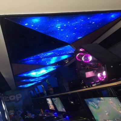 China Artistic Ceilings Faux Ceiling Panels 3d PVC Film For Night Sky Light Club for sale