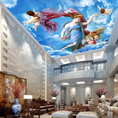 China Artistic Ceilings Guangzhou UV Printed 3d Ceiling Sky For Commercial Ceiling Design for sale