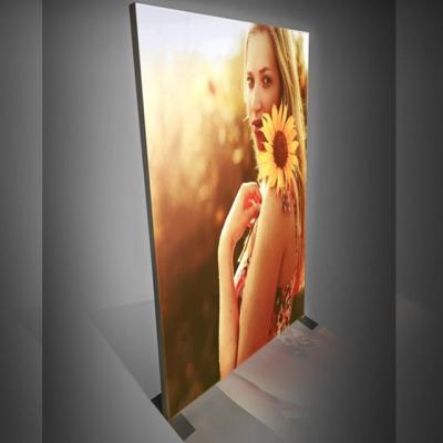 China Advertising display SEG pop up tension fabric display led backlit fairground lightbox backdrop for sale