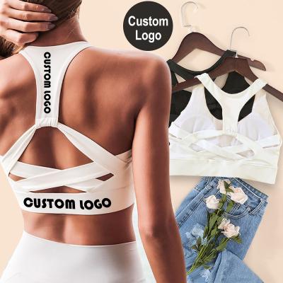 China 2021 Breathable Good Quality Halter Neck Workout Cropped Top Women Yoga Bra Fitness Lift Up Sports Bra for sale