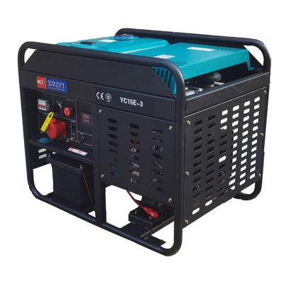 China 15kva Power Diesel Generator Set with Low Oil Pressure Protection and 1500/1800 Speed for sale