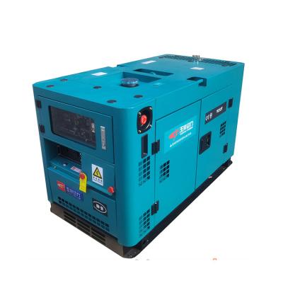 Chine 12.5kva générateur diesel silencieux ensemble fréquence 50/60HZ Unité Taille 1250*650*760mm à vendre