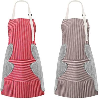 China Waterproof Kitchen Household Goods And Oil Proof Apron With Pocket And Adjustable Straps for sale