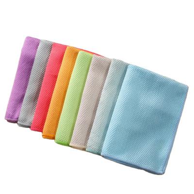 China Viable Online Wholesale Microfiber Dishcloth Show Cleaning Cloths Floor Rags for sale