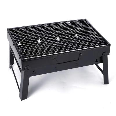 China Easily Assembled Charcoal Barbeque Grill Portable BBQ Outdoor Grill FoldablePatio Grill Smoker  for Picnic Outdoor Cooking Camping for sale