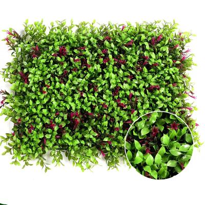 China Landscaping Decoration Wholesale Boxwood Hedge Wall Panels with UV Protection Artificial 4 Layers Plant Wall Suitable as Privacy Fence Screen Decor for sale