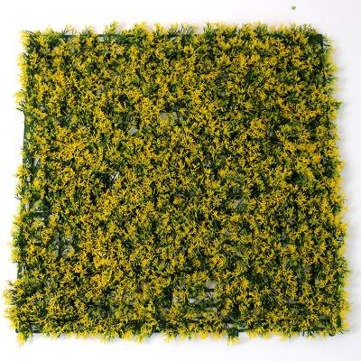 China Natural Touch LFL pine leaf flower artificial boxwood panel  home garden decor UV- protected factory wholesale green wall plant wall decor for sale