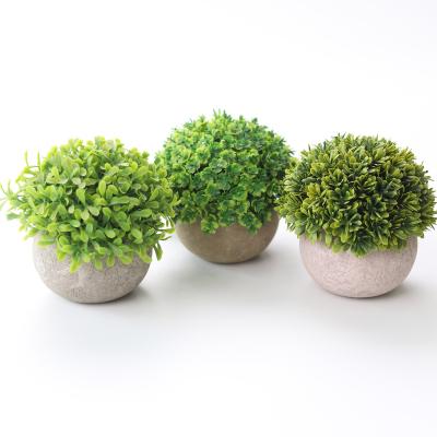 China Beautiful Colorful LFL artificial bonsai succulent flower pot amazon hot sale office home decor factory directly whosale touch real faux plants for sale