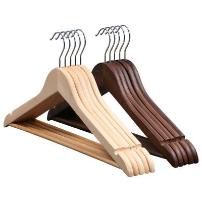 China Recycled Clothes Hanger Non-slip Wooden Coat Hangers Closet Organizer Suit Clothes Drying Rack Wardrobe Space Saving High Quality for sale