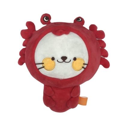 China Kids Gift High quality filled super soft customized size red marine creature sea crab animal plush toy for sale