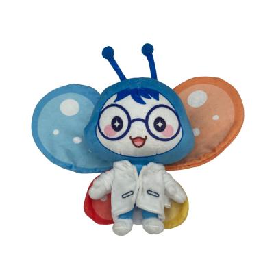 China Kids Gift Wholesale custom filled colorful bee plush toy pillow soft animal doll bee plush toys for sale