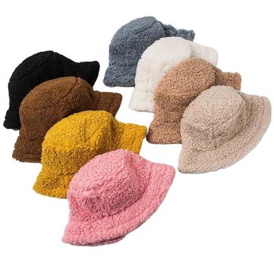 China Wholesale Barred Winter Hats Knit Beanie Designer Fashion Bucket Hat Custom Logo Wool Bucket Hat for sale