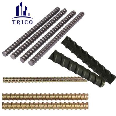 China TRICO Hot Sale Construction Material 45# Steel Tie Rod/ 180kn Tie Bar/ Hot Rolled and Cold Rolled for Formwork Panel for sale