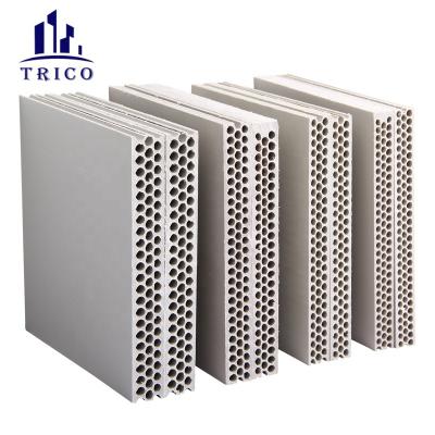 China Construction Formwork Material Recycled Plastic Slab Formwork Board PP Hollow Plastic Formwork Shuttering Sheet Te koop