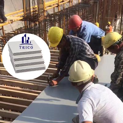 Cina 18mm PVC Plastic Column/Pillar Formwork Sheet for Wall Concrete Construction in vendita