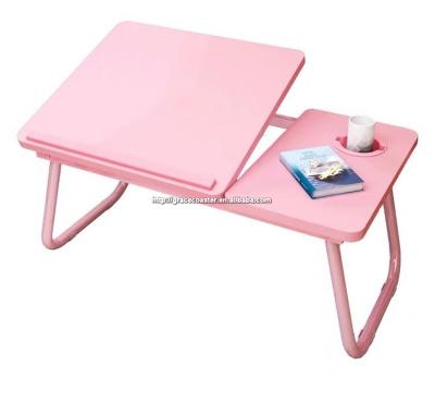 China (Height) Adjustable Kids Table Foldable Lap Desk Portable Lap Desk With Cup Holder for sale