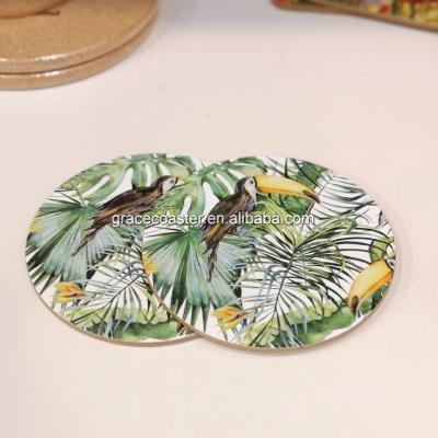 China Laminated Paper Round Coaster Sustainable Printed Cheap Coaster for sale