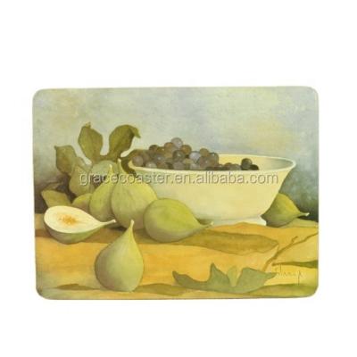 China Sustainable Hot Selling Cork Backed Place Mat With Attractive Design Simple Place Mat for sale