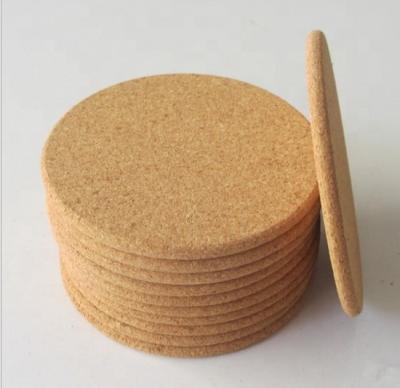 China Hot Selling Wooden Table Mat Coaster Place Mat Cheap White Cork Viable Hot Pot Tripod for sale