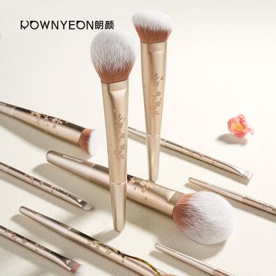 China Reusable Wholesale 13 Pcs Private Label Rownyeon Girl Organic Makeup Brush Set 10 Piece 11 Pcs With Bag For Gift for sale