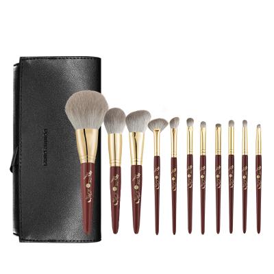 China Buy Reusable Mix Sets Makeup Makeuo Cosmetics Brushes Professional Vegan Wood Make Up Brush Set for sale