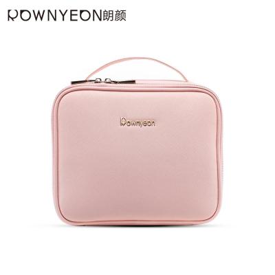 China Rownyeon Custom Make Up Pouch PU Rownyeon Travel Large Capacity Cosmetic Bag Logo Big Size Women Pink for sale