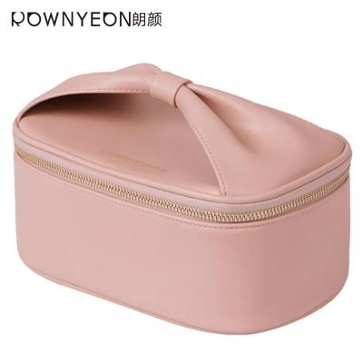 China Large Capacity Private Label Cosmetic Filter Frame Logo Portable Pu Pink Color Small Travel Pouch Custom Wholesale Makeup for sale