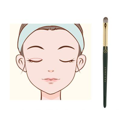 China OEM Reusable Private Label Rownyeon Wooden Handle Makeup Brush Eyeshadow Brush for sale