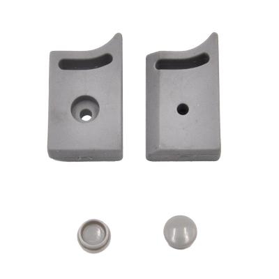 China Modern Block Direct Pulley Accessories Limit Pulley Room Shower Factory Positioning Block Movable Square Block for sale