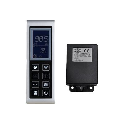 China Foshan SOWO full set room shower controller KL-701 modern black color electronic control system panel controller for HOUSEHOLD for sale