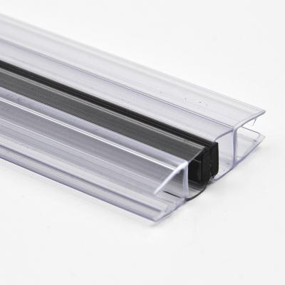 China Modern Plastic Shower Room Door Lip Glass Seals With 180 Degree Magnetic Waterproof Glass Door Now 6, 8, 10, 12mm Glass for sale