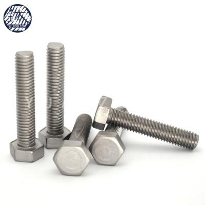 China TITANIUM Corrosion Resistance Gr2 Gr5 M6 Titanium Hex Head Bolts In Stock for sale