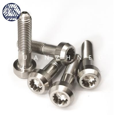 China TITANIUM Alloy Gr5 Bolts Titanium Split Rim Bolts 12 Point For Rim Wheel for sale