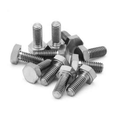 China TITANIUM Factory High Tensile DIN933 Titanium Alloy Hex Head Bolts Gr5 for sale